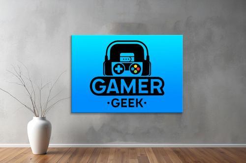 Gamer ( Oyuncu.) Kanvas Yatay Tablo 15 