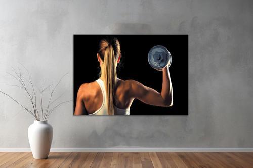 Gym ( Sport) Kanvas Yatay Kanvas Tablo 172 