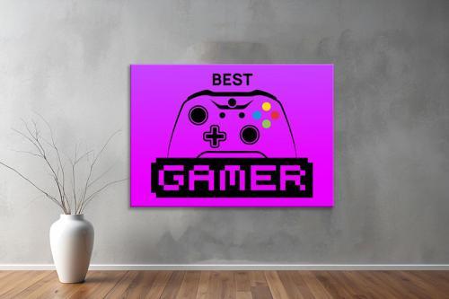 Gamer ( Oyuncu.) Kanvas Yatay Tablo 18 