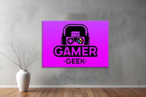 Gamer ( Oyuncu.) Kanvas Yatay Tablo 19 