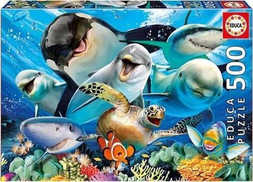 17647 Underwater Selfıes 500 Parça Puzzle