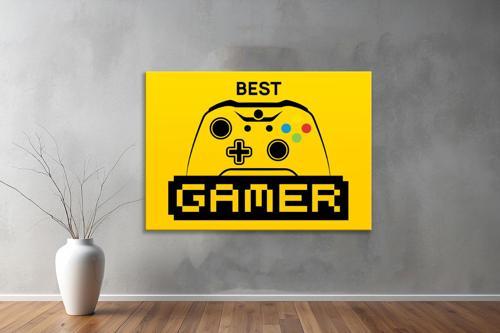 Gamer ( Oyuncu.) Kanvas Yatay Tablo 22 