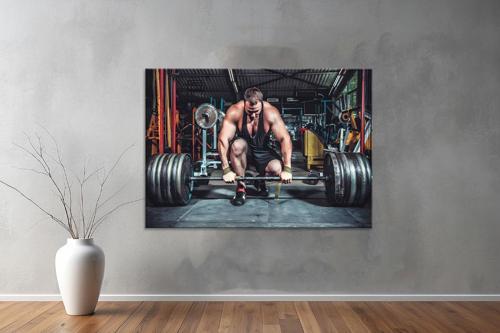 Gym ( Sport) Kanvas Yatay Kanvas Tablo 182 