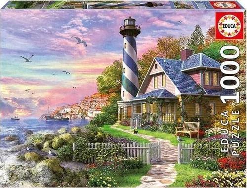 17740 Lighthouse At Rock Bay 1000 Parça Puzzle