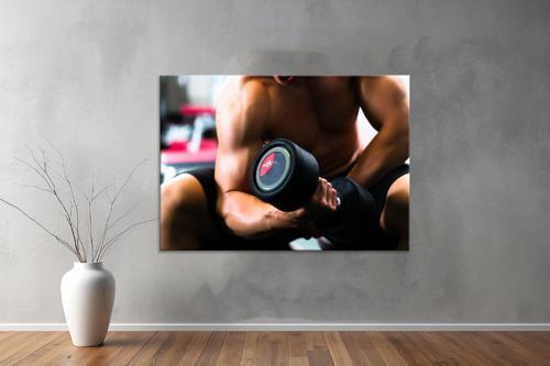 Gym ( Sport) Kanvas Yatay Kanvas Tablo 43 
