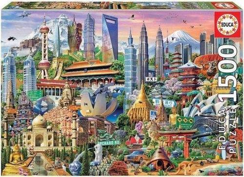 17979  Asia 1500 Parça Puzzle