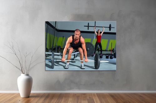 Gym ( Sport) Kanvas Yatay Kanvas Tablo 51 