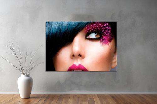 Güzellik Salonu Kanvas Yatay Tablo 11 