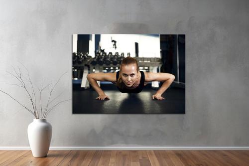 Gym ( Sport) Kanvas Yatay Kanvas Tablo 70 
