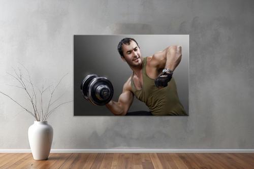 Gym ( Sport) Kanvas Yatay Kanvas Tablo 73 