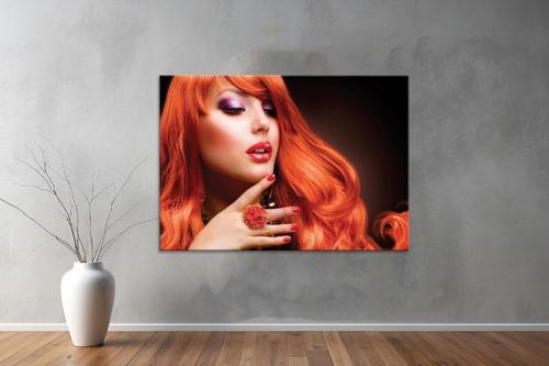 Güzellik Salonu Kanvas Yatay Tablo 33 