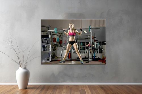Gym ( Sport) Kanvas Yatay Kanvas Tablo 03 