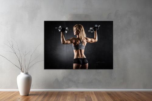 Gym ( Sport) Kanvas Yatay Kanvas Tablo 94 