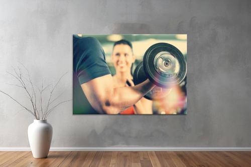 Gym ( Sport) Kanvas Yatay Kanvas Tablo 96