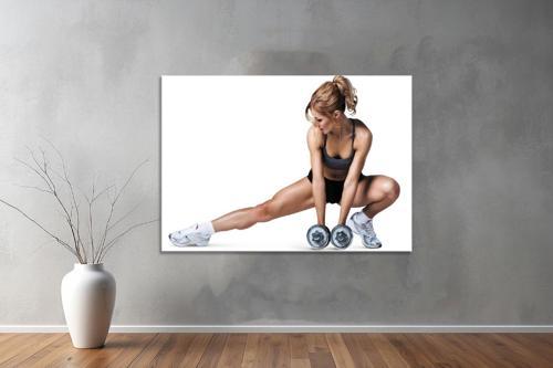 Gym ( Sport) Kanvas Yatay Kanvas Tablo 102 