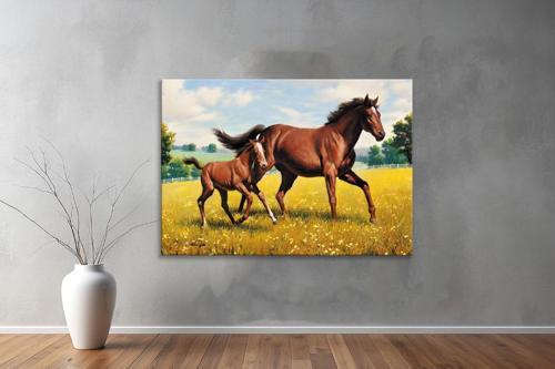 Hayvanlar ( Animal's) Kanvas Yatay Tablo317 