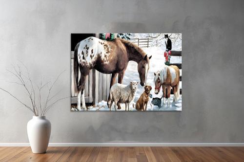 Hayvanlar ( Animal's) Kanvas Yatay Tablo425 