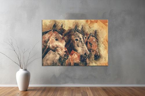 Hayvanlar ( Animal's) Kanvas Yatay Tablo471 