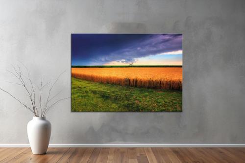 Landscape ( Manzara ) Kanvas YatayTablo  212 