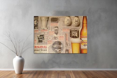 İçeçekler ( Drinks) Kanvas Yatay Tablo 64 