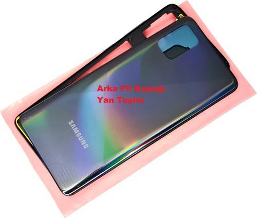 Samsung Galaxy A51 (SM-A515) KASA Arka Pil Batarya Kapağı SİYAH