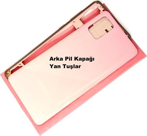 Samsung Galaxy (SM-A715) A71 KASA Arka Pil Batarya Kapağı Pembe