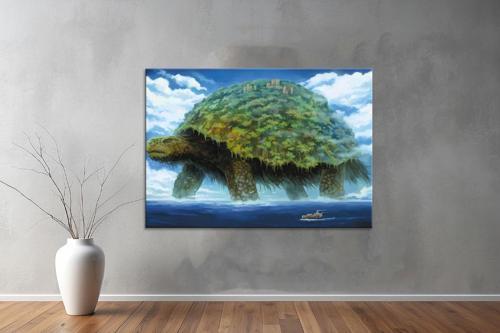 Landscape ( Manzara ) Kanvas YatayTablo  69 