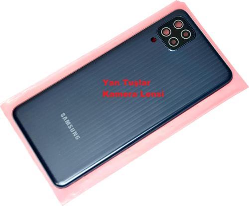 Samsung Galaxy M12 kasa Arka Pil Batarya Kapağı Siyah