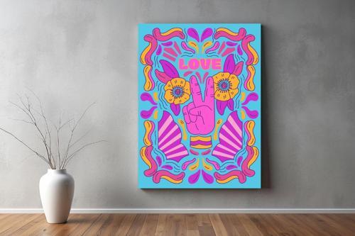 Müzik ( Music ) Kanvas Tablo 105