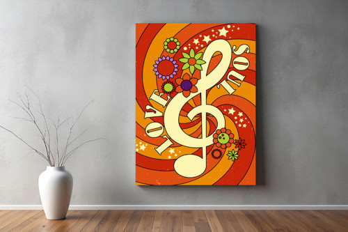 Müzik ( Music ) Kanvas Tablo 84