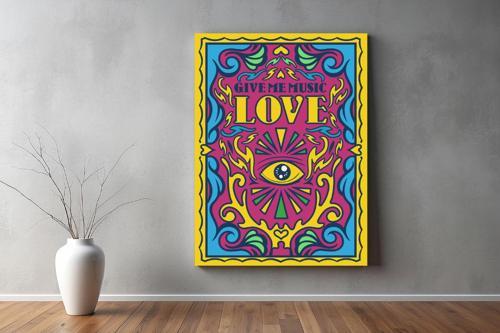 Müzik ( Music ) Kanvas  Tablo 121 