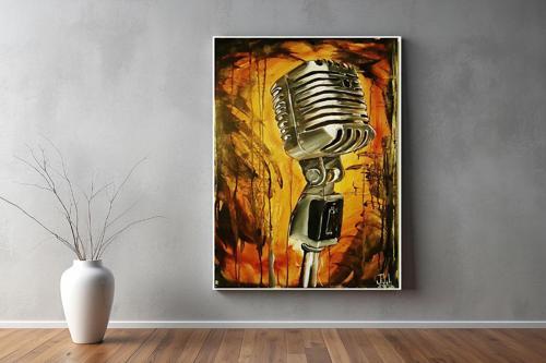 Müzik ( Music ) Kanvas  Tablo 132 