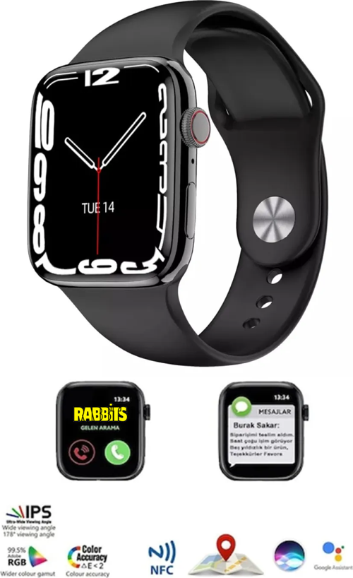 44mm Nfc Özellikli Bt Çağrı Destekli Akıllı Saat