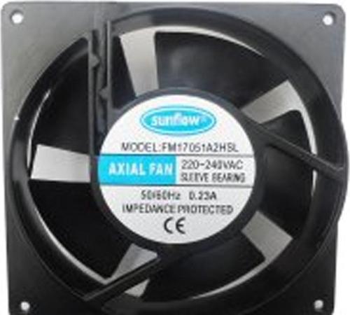 Ticari Tip Soğutucu Dolap AC Axial Rulmanlı Kare Fan - 170x170x51