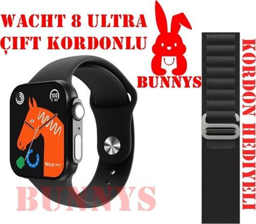 Akıllı Saat Wacht 8 Ultra Apple iPhone 11 Uyumlu KORDON HEDİYELİ Konuşma Özellikli
