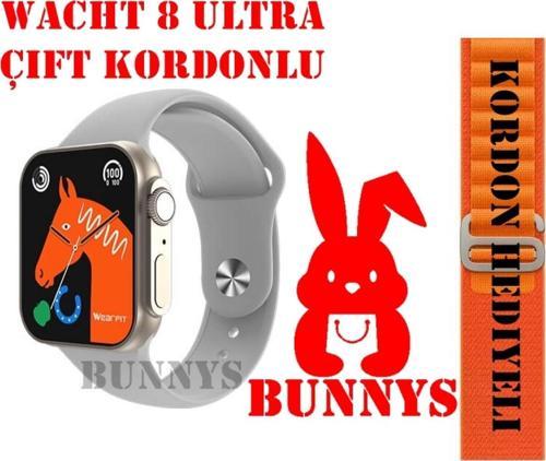 Akıllı Saat Wacht 8 Ultra Samsung Galaxy S20 Uyumlu KORDON HEDİYELİ Konuşma Özellikli