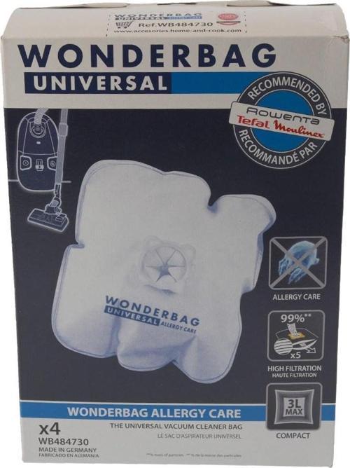 Wonderbag Kutulu Süpürge Toz Torbası, Rowenta ile uyumlu