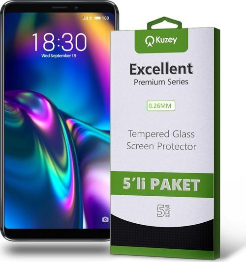 Meizu Note 8 Temperli Ekran Koruyucu Kırılmaz Cam Ekonomik 5'li Paket
