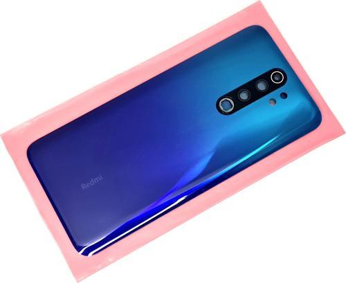 Xiaomi Redmi Note 8 PRO Arka Kapak Batarya Kapağı (Cam Kamera Camı) Mavi