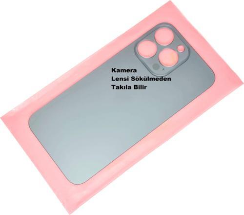 İphone 13 PRO Arka Pil Batarya Kapağı (CAM) Füme