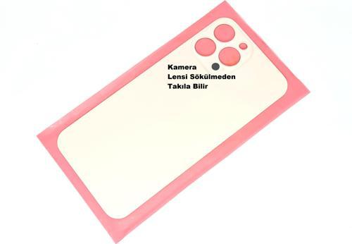 İphone 13 PRO MAX Arka Pil Batarya Kapağı (CAM) Gold