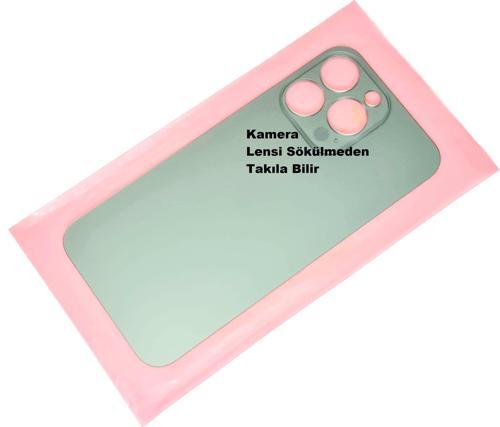 İphone 13 PRO Arka Pil Batarya Kapağı (CAM) Yeşil