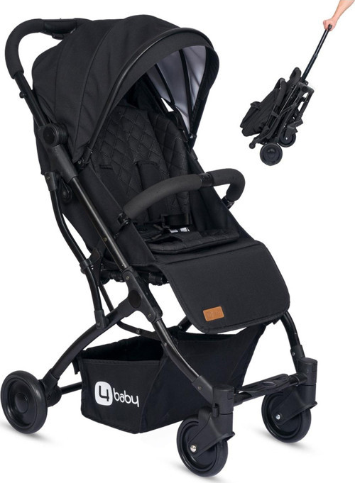 AB-383 Drone Sky Siyah Kabin Tipi Bebek Arabası