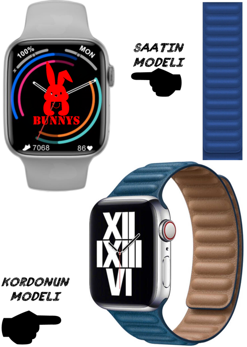 OnePlus Uyumlu Nfc Özellikli Bt Konuşma Özellikli Wacht 8 Akıllı Saat Deri Krdn