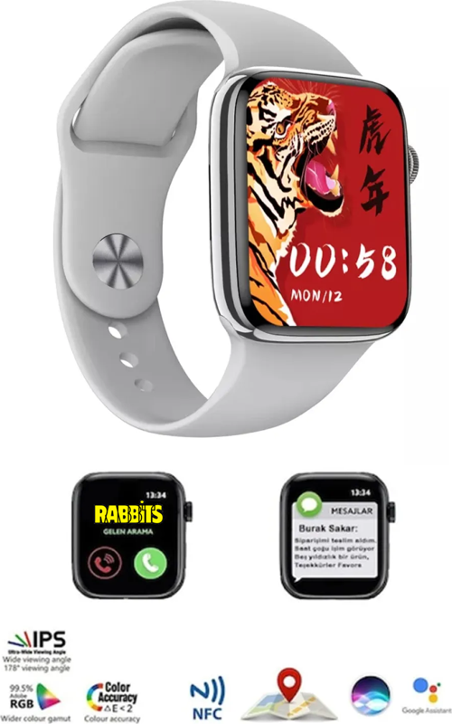 Philips Uyumlu Akıllı Saat Konuşma Özellikli Watch 