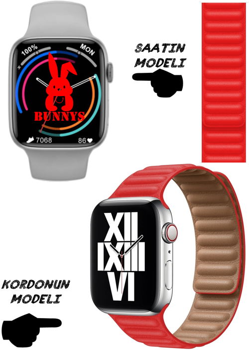 Oukitel Uyumlu Nfc Özellikli Bt Konuşma Özellikli Wacht 8 Akıllı Saat Deri Krdn