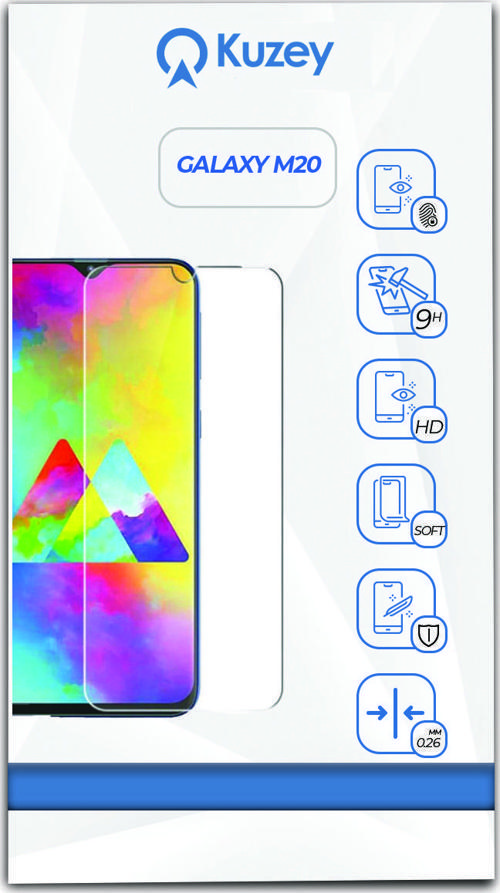 Samsung M20 Temperli Ekran Koruyucu Kırılmaz Cam