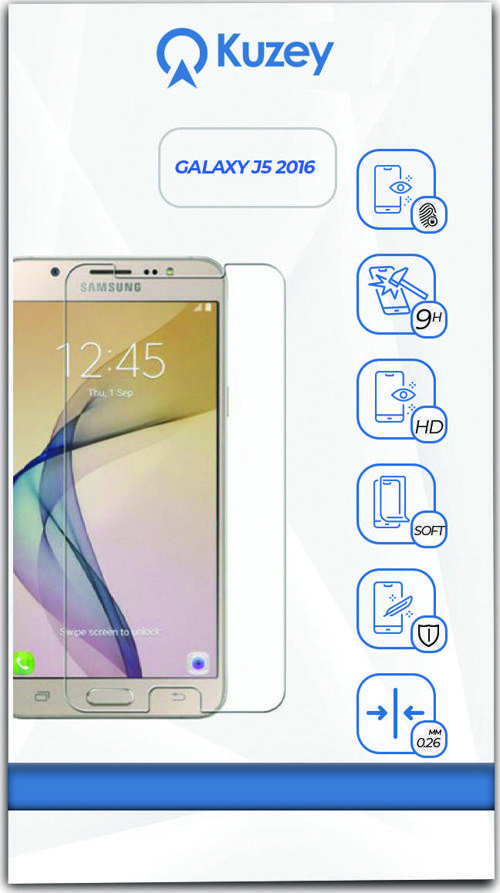 Samsung J5 2016 Temperli Ekran Koruyucu Kırılmaz Cam