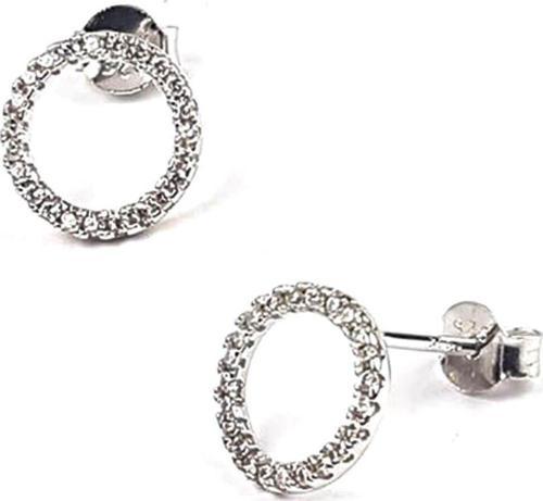 Zirkon taşlı gümüş küpe