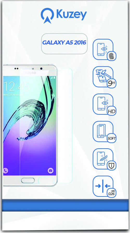Samsung A5 2016 Temperli Ekran Koruyucu Kırılmaz Cam